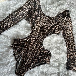 Festival cheetah bodysuit